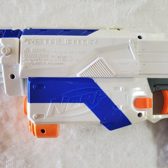 NERF Retaliator Elite N-Strike Blaster Gun with Attachments - Picture 3 of 7